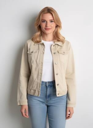 Veste casual poches beige REDBERRY femme