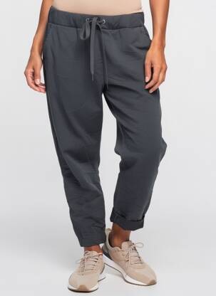 Jogging poches taille normale gris MINA ROSA femme