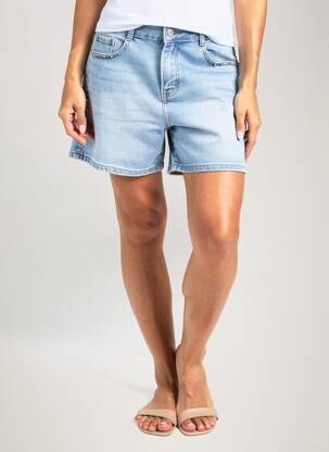 Short tissage denim taille normale bleu G-SMACK femme