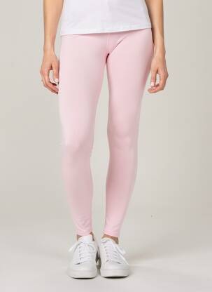 Legging effet matière satinée taille normale rose CHERRY KOKO femme