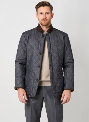 Veste casual fermeture boutonnée sur le devant gris DIGEL homme