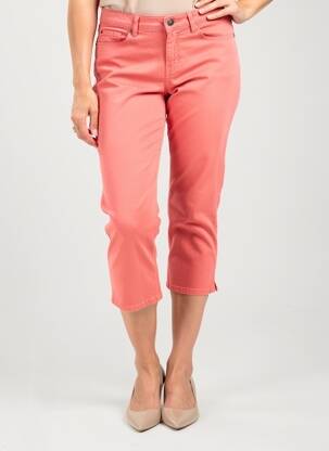 Pantacourt stretch taille normale orange GUY DUBOUIS femme