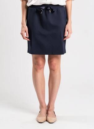 Jupe courte poches bleu ÉTYMOLOGIE femme