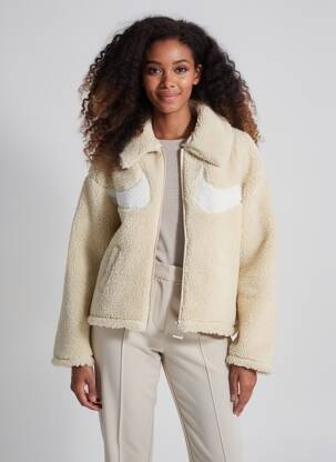 Polaire poches beige NIKE femme