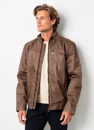 Blouson poches marron GUESS homme