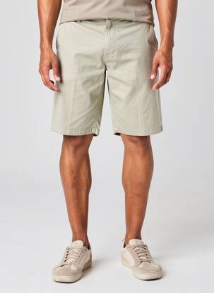 Bermuda taille à pinces taille normale vert GUESS homme