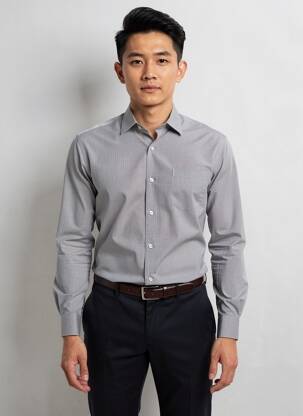 Chemise manches longues poches noir GUESS homme