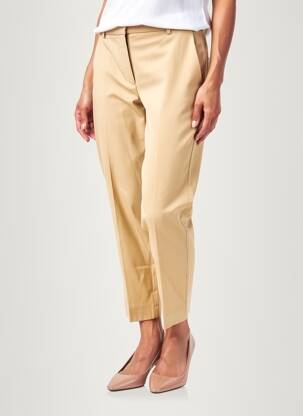 Pantalon 7/8 taille à pinces taille normale beige WEEKEND MAXMARA femme