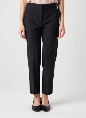 Pantalon chino fermeture zippée sous rabat avec crochet taille normale bleu GERARD DAREL femme