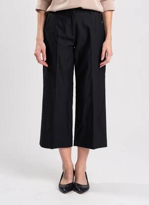 Pantalon 7/8 taille haute taille haute noir WEEKEND MAXMARA femme