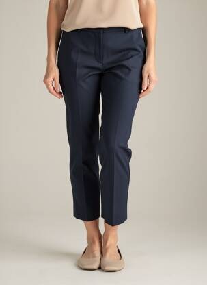 Pantalon 7/8 taille à pinces taille normale bleu WEEKEND MAXMARA femme