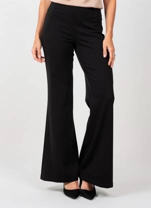 Pantalon flare stretch taille haute noir PINKO femme