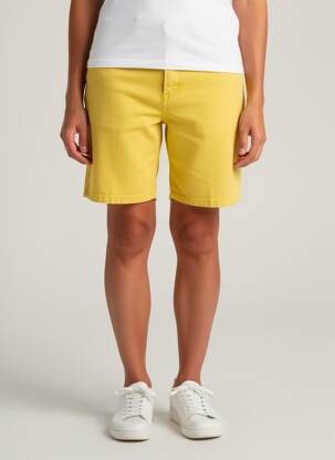 Bermuda taille normale taille normale jaune LIU JO femme