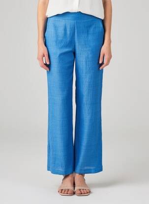 Pantalon droit taille élastique taille normale bleu SCARLET ROOS femme