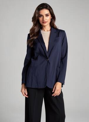 Blazer fausses poches bleu SCARLET ROOS femme