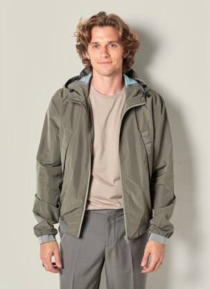 Veste casual finition intérieure doublée gris IKKS homme