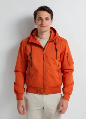 Blouson poches orange BOMBERS homme
