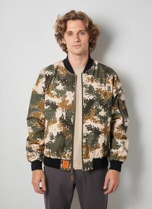 Blouson poches vert BOMBERS homme