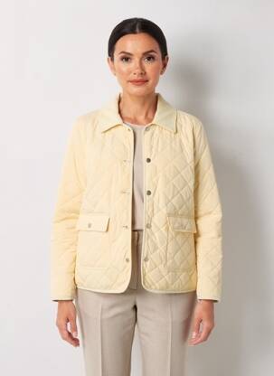 Blouson fermeture pressionnée jaune ESCANDELLE femme