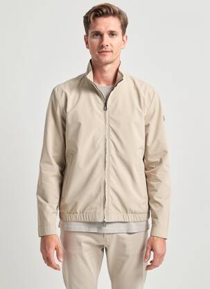 Coupe-vent resserrée sur le bas sans capuche beige GUESS BY MARCIANO homme