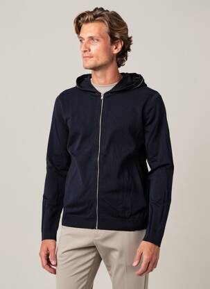 Veste casual resserrée sur le bas bleu IKKS homme