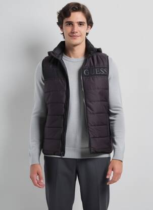 Doudoune poches sans capuche noir GUESS homme