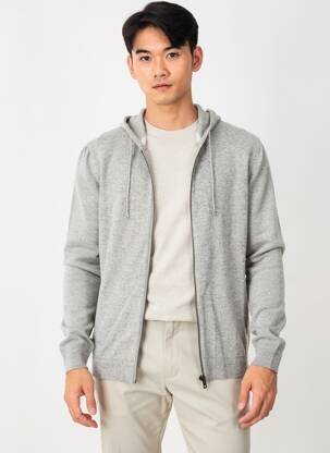 Veste casual resserrée sur le bas gris IKKS homme