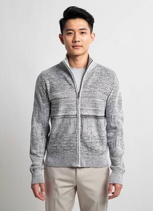 Veste casual resserrée sur le bas blanc GUESS homme