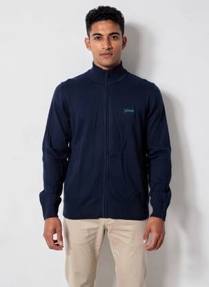 Veste casual resserrée sur le bas bleu GUESS homme
