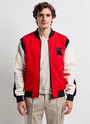 Blouson poches rouge THE KOOPLES homme