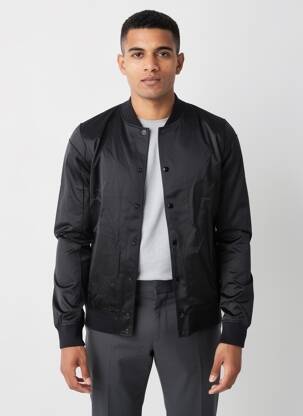 Veste casual resserrée sur le bas noir THE KOOPLES homme