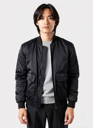 Blouson poches noir THE KOOPLES homme