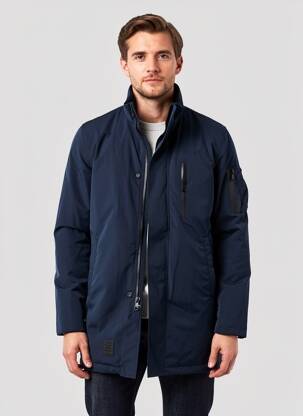 Blouson poches bleu BOMBERS homme