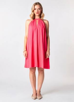 Robe courte sans manche sans manche rose GRACE & MILA femme