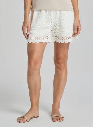 Short taille normale taille normale blanc IT HIPPIE femme