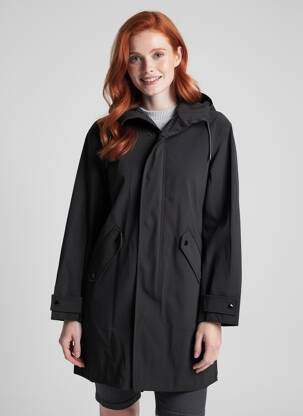Parka finition intérieure doublée a capuche noir THE KOOPLES femme