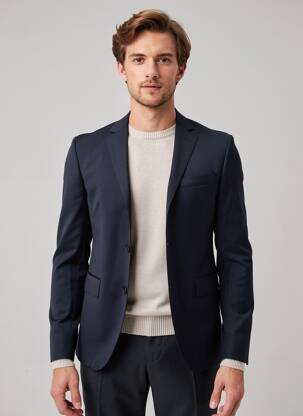 Blazer poches bleu FACONNABLE homme