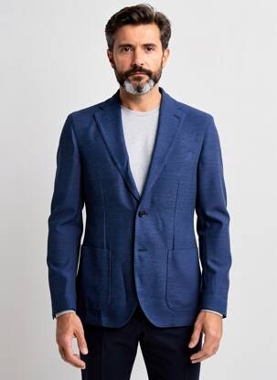 Blazer poches bleu FACONNABLE homme