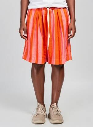 Bermuda taille élastique taille normale orange FARFALLA femme
