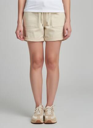 Short taille normale taille normale beige ZAC & ZOE femme