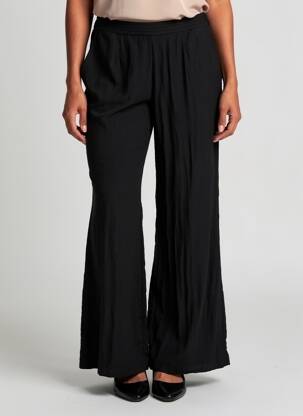 Pantalon flare taille élastique taille normale noir FORTE-FORTE femme