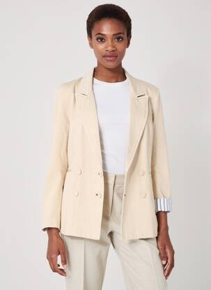 Blazer poches beige MALIPARMI femme