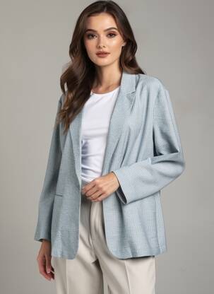 Blazer poches bleu BELLA JONES femme