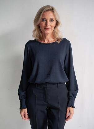 T-shirt manches longues manches longues bleu CISO femme