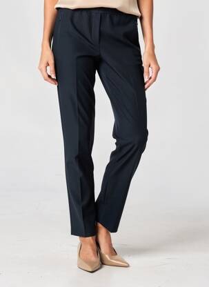 Pantalon slim taille élastique taille normale bleu ANNA MONTANA femme