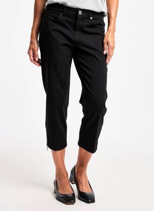 Pantacourt stretch taille normale noir CISO femme
