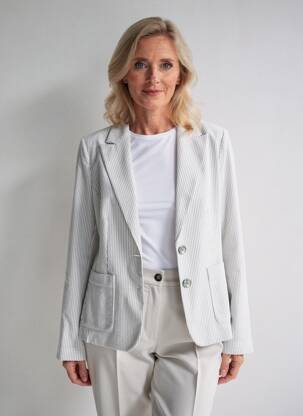 Blazer coupe cintrée bleu OLSEN femme