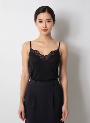 Top/caraco noir LISANZA femme
