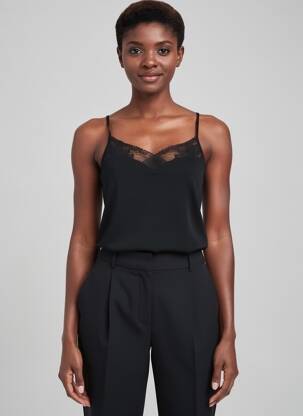 Top/caraco noir LISANZA femme