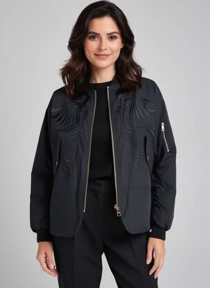 Doudoune manches longues sans capuche noir BOMBERS femme